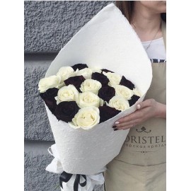 Черное-белый букет